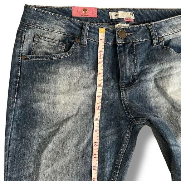 Route 66 Jeans Women's Size 12 Blue Flare Curvy Fit Low Rise Flap Pocket… - Picture 13 of 13